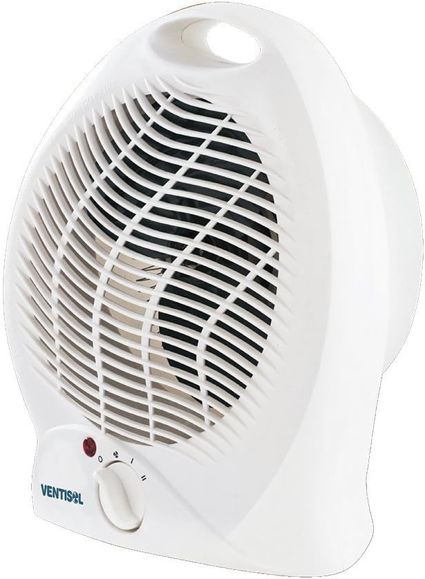 Aquecedor Ventisol Premium A1 1500W branco cerâmico compacto, fundo branco